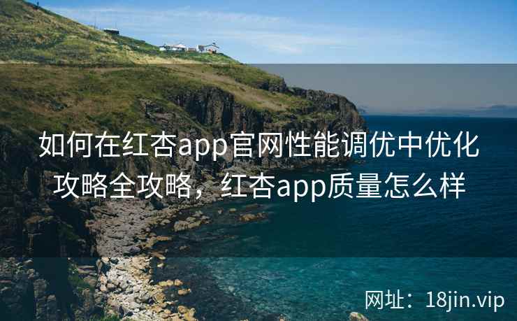 如何在红杏app官网性能调优中优化攻略全攻略，红杏app质量怎么样