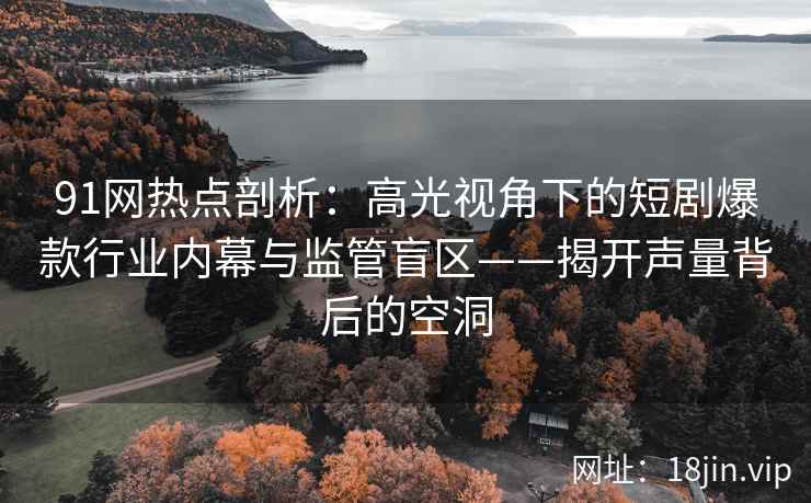 91网热点剖析：高光视角下的短剧爆款行业内幕与监管盲区——揭开声量背后的空洞