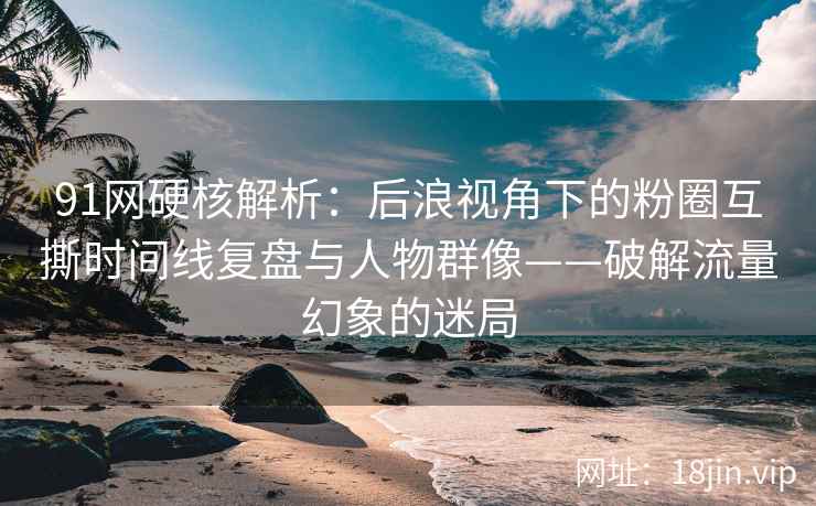 91网硬核解析：后浪视角下的粉圈互撕时间线复盘与人物群像——破解流量幻象的迷局