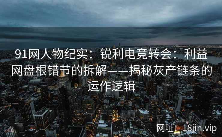 91网人物纪实：锐利电竞转会：利益网盘根错节的拆解——揭秘灰产链条的运作逻辑  第1张