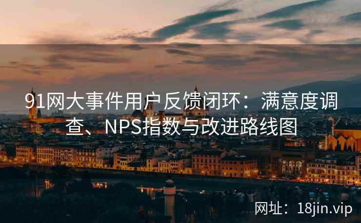 91网大事件用户反馈闭环：满意度调查、NPS指数与改进路线图